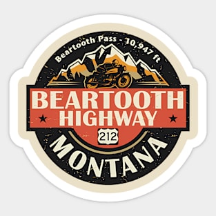 beartoth montana Sticker